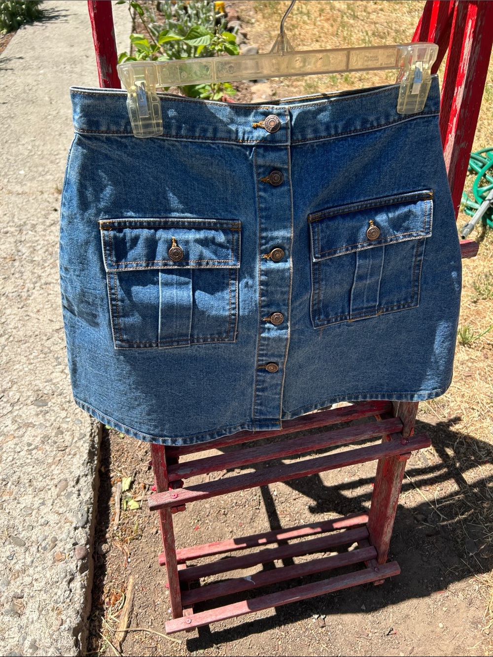 New Denim Jordache mini skirt jr 11/12
